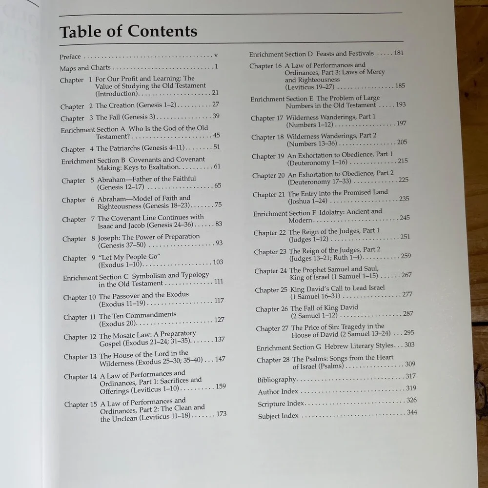 Old Testament Student Manual Genesis-2 Samuel Religion 301 LDS Come Follow Me